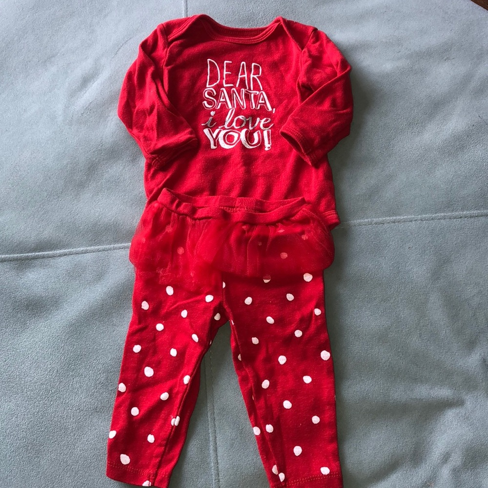 Carters Christmas Dear Santa I Love You set